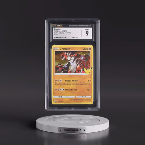 2021 Celebrations #017/025 Groudon - Holo (CGC 9 MINT)