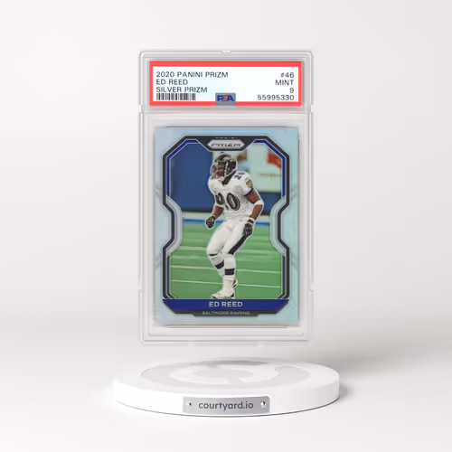 2020 Panini Prizm #46 Ed Reed - Silver Prizm (PSA 9 MINT)