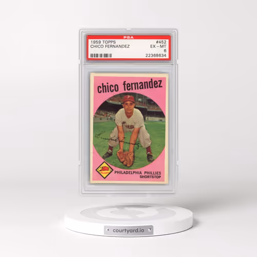 1959 Topps #452 Chico Fernandez (PSA 6 EX-MT)