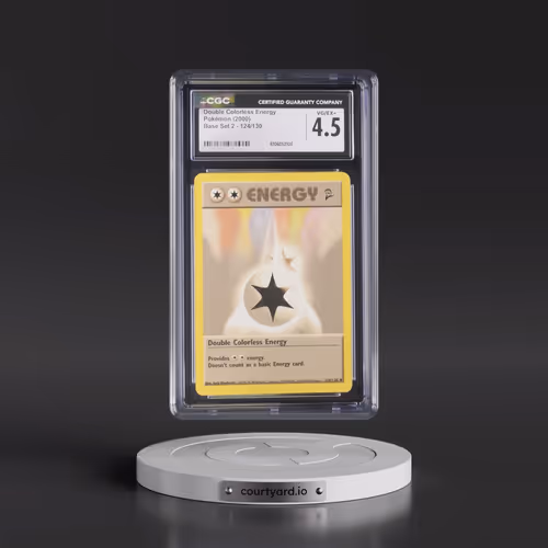 2000 Base Set 2 #124/130 Double Colorless Energy - Energy (CGC 4.5 VG-EX+)