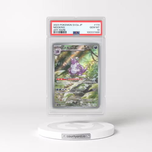 2023 Pokémon Sv2a-Pokemon 151 #174 Nidoking - Art Rare (PSA 10 GEM MINT)