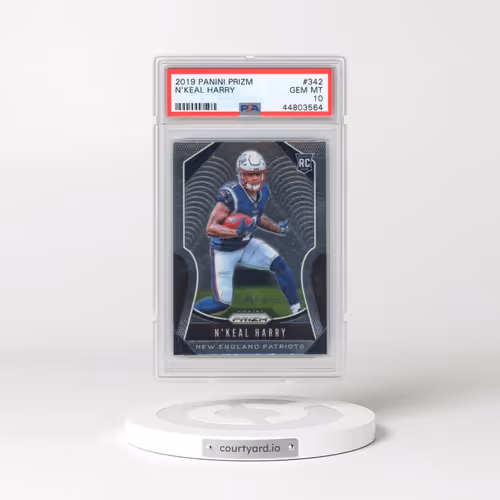 2019 Panini Prizm #342 N'Keal Harry (PSA 10 GEM MINT)