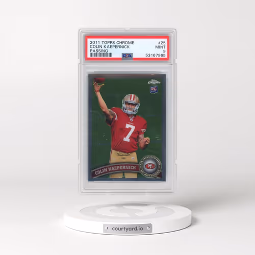 2011 Topps Chrome #25 Colin Kaepernick - Passing (PSA 9 MINT)