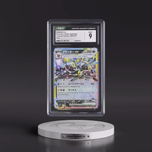 2024 High Class Pack: Terastal Fest ex - sv8a #093/187 Umbreon ex - Holo (CGC 9 MINT)