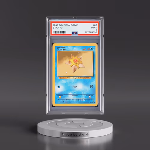 1999 Pokémon Game #65 Staryu (PSA 9 MINT)