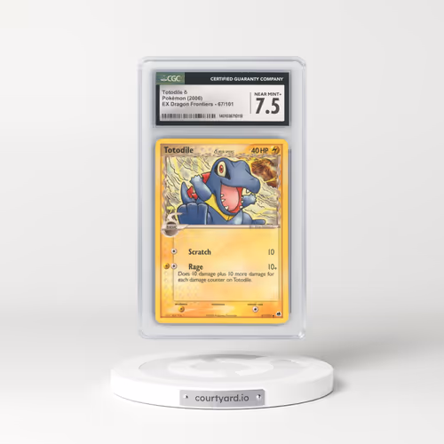 2006 EX Dragon Frontiers #67/101 Totodile δ (CGC 7.5 NM+)