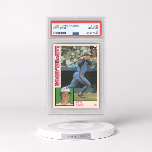 1984 Topps Traded #103T Pete Rose (PSA 10 GEM MINT)