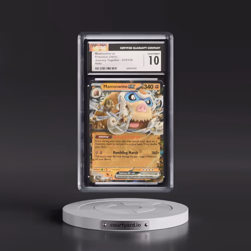 2025 Journey Together - JTG EN #079/159 Mamoswine ex - Holo (CGC 10 GEM MINT)