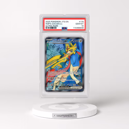 2025 Pokémon Jtg EN-Journey Together #176 Hop's Zacian EX - Holo Ultra Rare (PSA 10 GEM MINT)