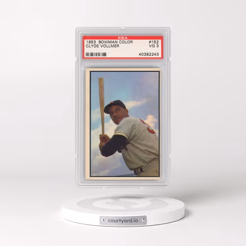 1953 Bowman Color #152 Clyde Vollmer (PSA 3 VG)