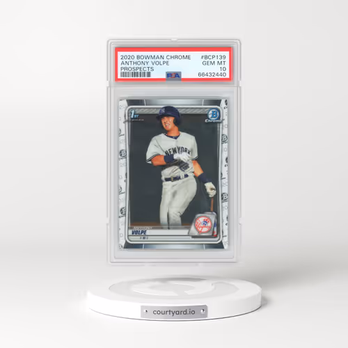 2020 Bowman Chrome Prospects #BCP139 Anthony Volpe (PSA 10 GEM MINT)