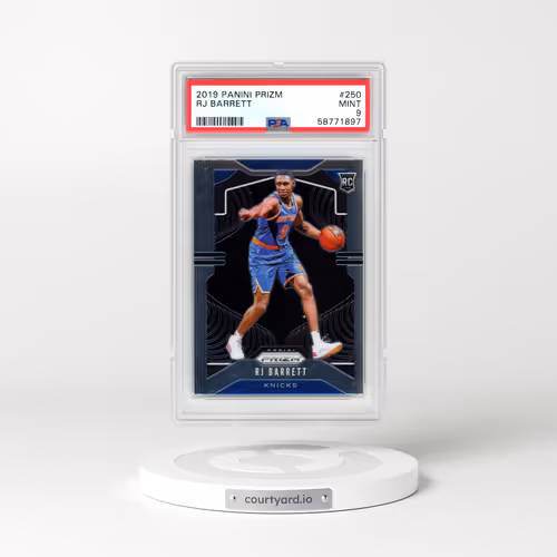 2019 Panini Prizm #250 RJ Barrett (PSA 9 MINT)