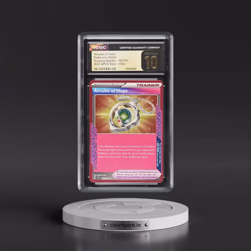 2024 Surging Sparks - SSP EN #162/191 Amulet of Hope - ACE SPEC Rare Holo (CGC 10 PRISTINE)