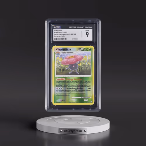2008 Legends Awakened #45/146 Vileplume - Reverse Holo (CGC 9 MINT)