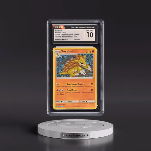 2023 Trading Card Game Classic - CLV, CLC, CLB #009/034 Sandslash - Venusaur & Lugia ex Deck - CLV H