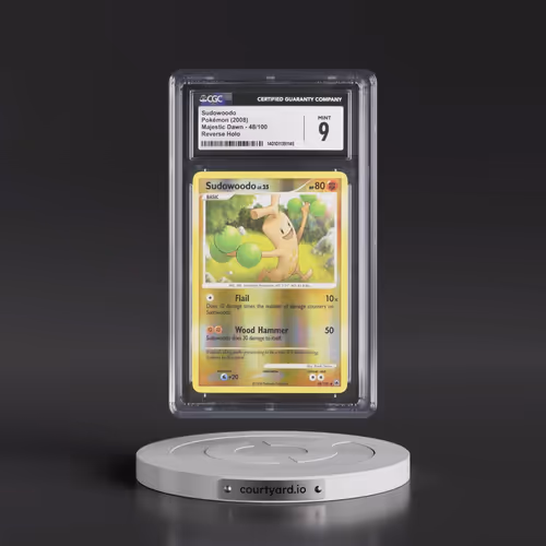 2008 Majestic Dawn #48/100 Sudowoodo - Reverse Holo (CGC 9 MINT)