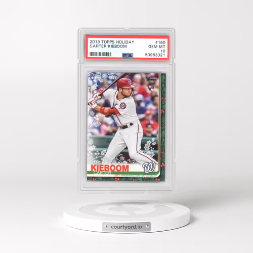 2019 Topps Holiday #160 Carter Kieboom (PSA 10 GEM MINT)