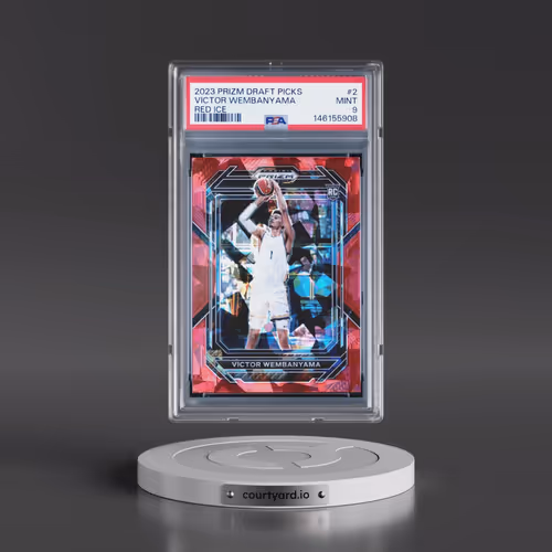 2023 Panini Prizm Draft Picks #2 Victor Wembanyama - Red Ice (PSA 9 MINT)