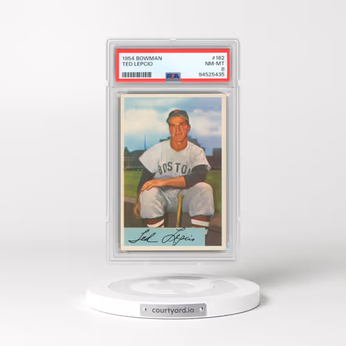 1954 Bowman #162 Ted Lepcio (PSA 8 NM-MT)