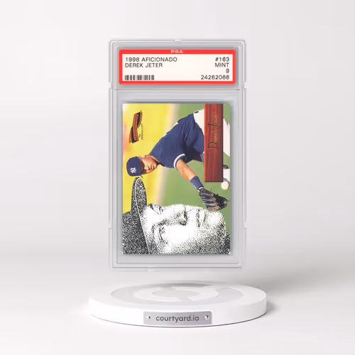 1996 Aficionado #163 Derek Jeter (PSA 9 MINT)