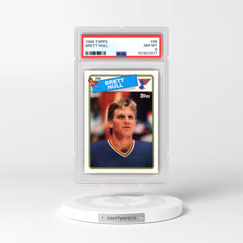 1988 Topps #66 Brett Hull (PSA 8 NM-MT)