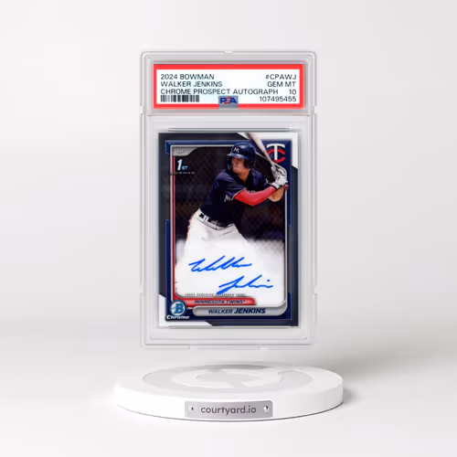 2024 Bowman Chrome Prospect Autographs #CPAWJ Walker Jenkins (PSA 10 GEM MINT)