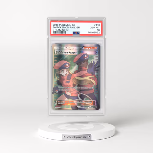 2016 Pokémon XY Steam Siege #113 Pokemon Ranger - Full Art (PSA 10 GEM MINT)