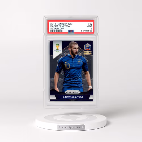 2014 Panini Prizm World Cup #82 Karim Benzema (PSA 9 MINT)