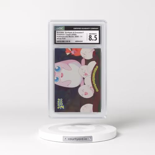 2000 Pokémon the Movie: 2000 #11 Success, Sunlight & Evolution? - Silver Foil (CGC 8.5 NM-MT+)