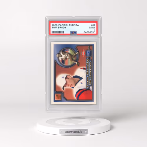 2000 Pacific Aurora #84 Tom Brady (PSA 9 MINT)