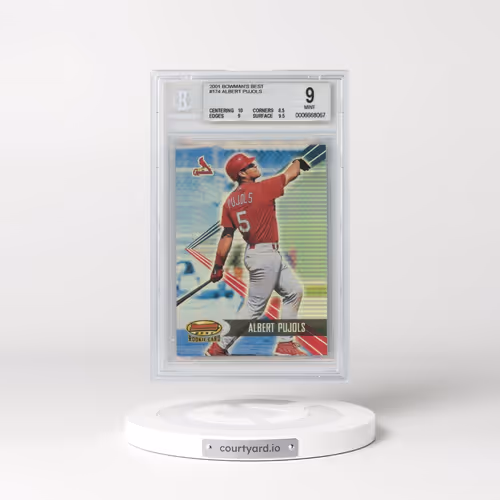2001 Bowman's Best #174 Albert Pujols (BGS 9 MINT)