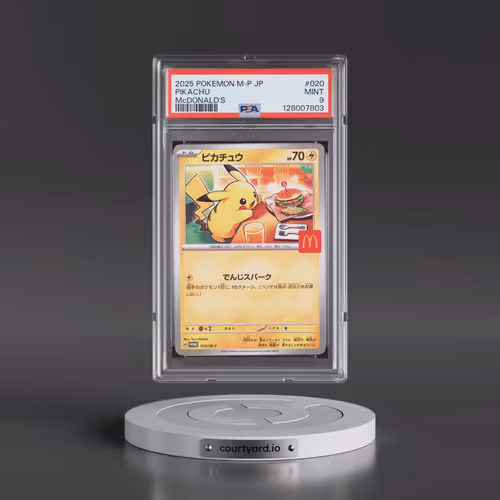 2025 Pokémon M-P Promo #020 Pikachu - McDonald's (PSA 10 GEM MINT)