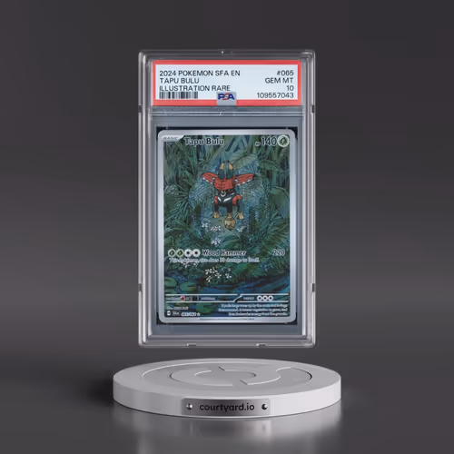 2024 Pokémon Sfa EN-Shrouded Fable #065 Tapu Bulu - Illustration Rare (PSA 10 GEM MINT)