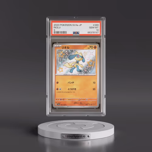2023 Pokémon Sv4a-Shiny Treasure EX #280 Riolu - S (PSA 10 GEM MINT)