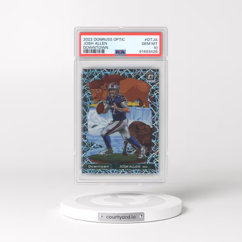 2022 Panini Donruss Optic Downtown #DTJA Josh Allen (PSA 10 GEM MINT)