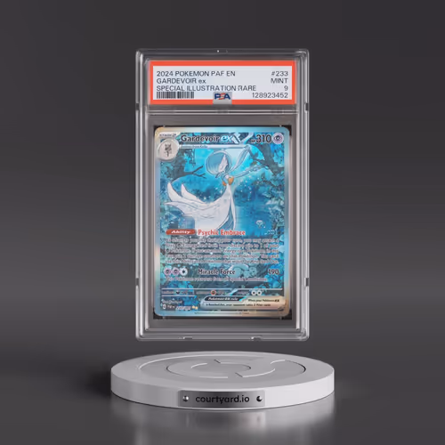 2024 Pokémon Paf EN-Paldean Fates #233 Gardevoir EX - Holo Special Illustration Rare (PSA 9 MINT)