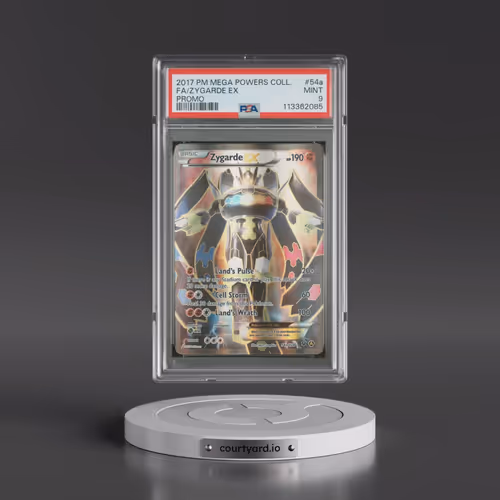 2017 Pokémon Mega Powers Collection Promo #54a Zygarde EX - Holo Full Art (PSA 9 MINT)
