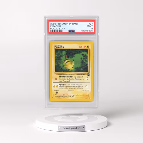 2000 Pokémon Promo Black Star #27 Pikachu (PSA 9 MINT)