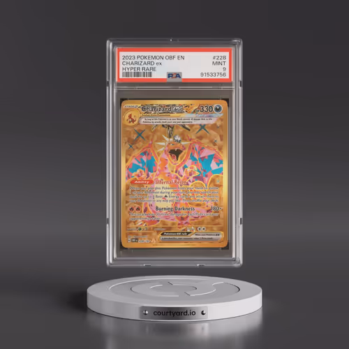 2023 Pokémon Obf EN-Obsidian Flames #228 Charizard EX - Holo Hyper Rare (PSA 9 MINT)