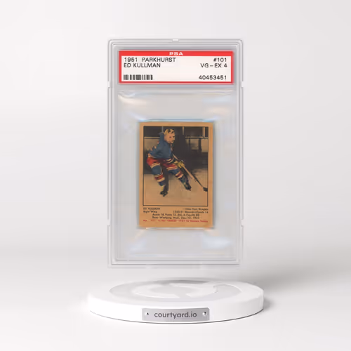 1951 Parkhurst #101 Ed Kullman (PSA 4 VG-EX)