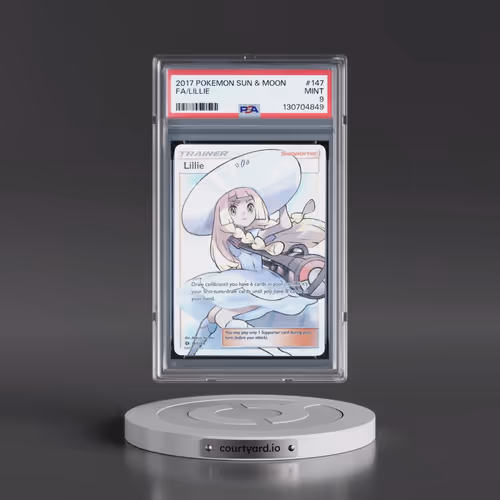 2017 Pokémon Sun & Moon #147 Lillie - Full Art (PSA 9 MINT)
