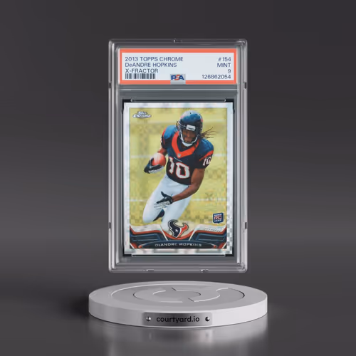 2013 Topps Chrome #154 DeAndre Hopkins - X-Fractor (PSA 9 MINT)