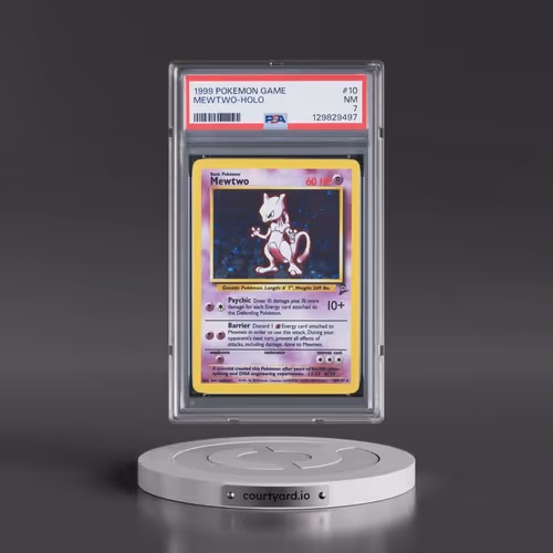 1999 Pokémon Game #10 Mewtwo - Holo (PSA 7 NM)