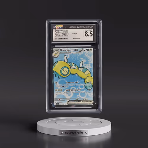 2025 Pokémon Jtg EN-Journey Together #178 Dudunsparce EX - Holo Ultra Rare (CGC 8.5 NM-MT+)