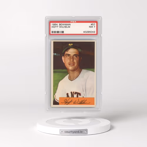 1954 Bowman #57 Hoyt Wilhelm (PSA 7 NM)