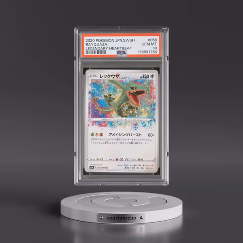 2020 Pokémon Sword & Shield Legendary Heartbeat #056 Rayquaza (PSA 10 GEM MINT)