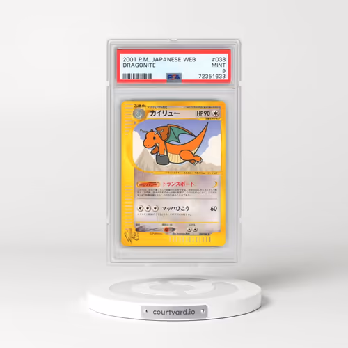 2001 Pokémon Web #038 Dragonite (PSA 9 MINT)