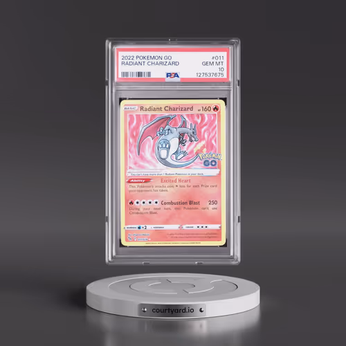 2022 Pokémon Go #011 Radiant Charizard - Holo (PSA 10 GEM MINT)