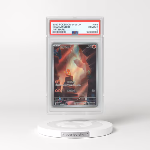 2023 Pokémon Card 151 #168 Charmander - Art Rare (PSA 10 GEM MINT)