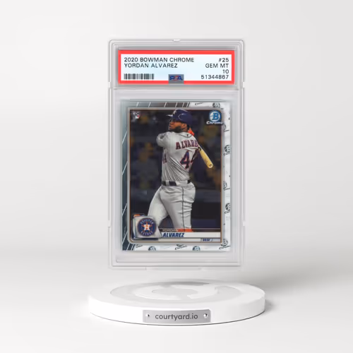 2020 Bowman Chrome #25 Yordan Alvarez (PSA 10 GEM MINT)